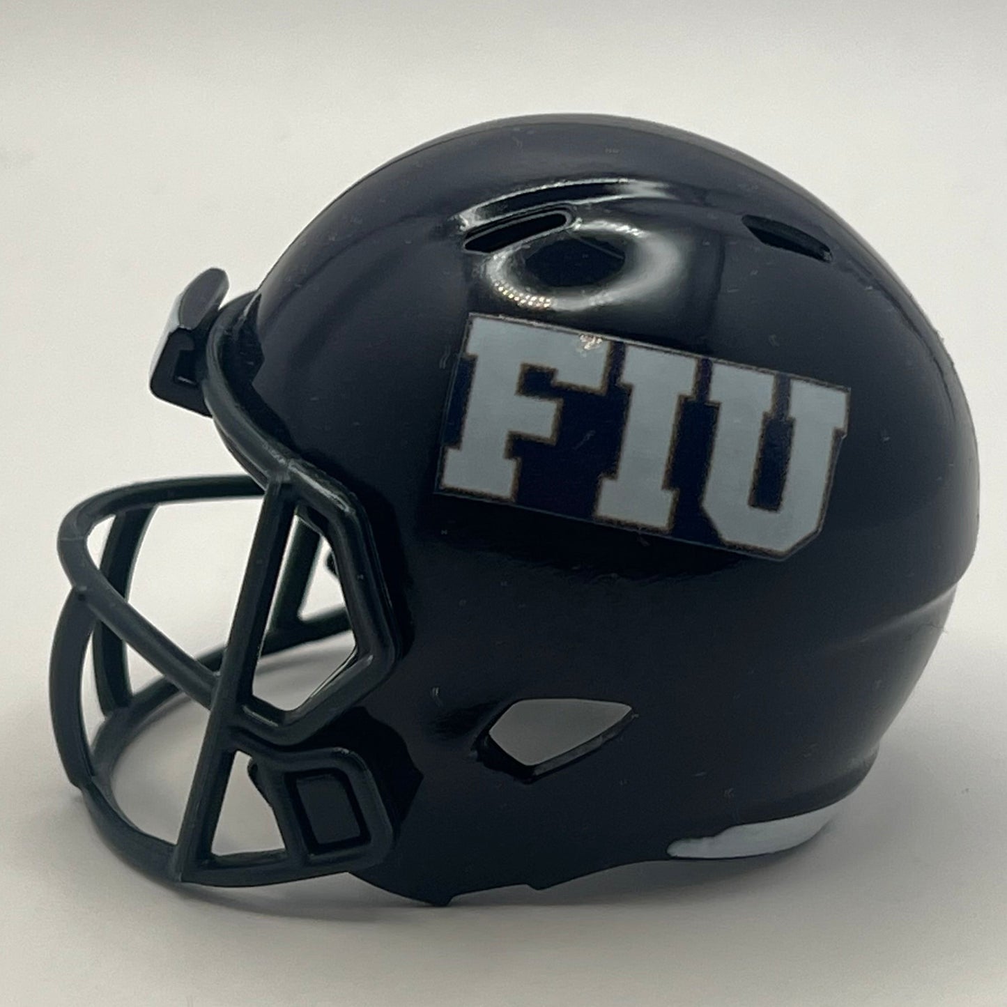 Custom FIU Panthers Pocket Pro Helmet Navy Blue Conference USA