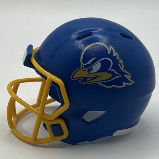 Custom Delaware Fightin’ Blue Hens Pocket Pro Helmet Blue Conference USA