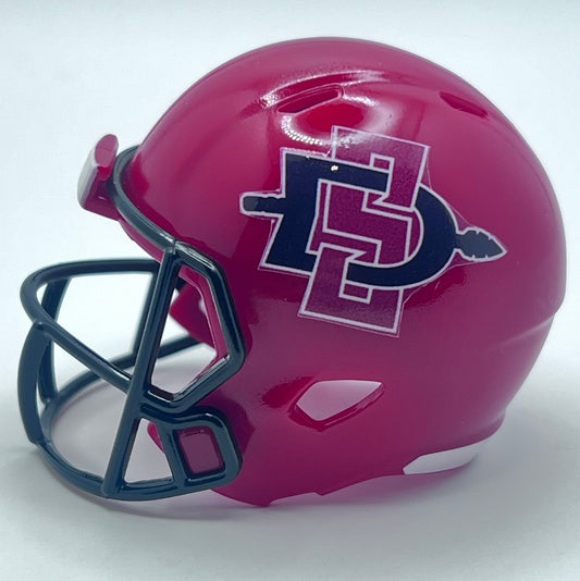 Custom San Diego State Aztecs Pocket Pro Helmet Red Pac-12