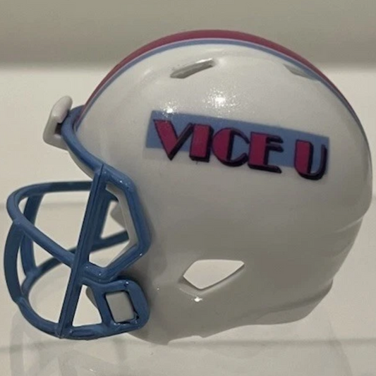 Custom FIU Panthers Pocket Pro Helmet White Conference USA