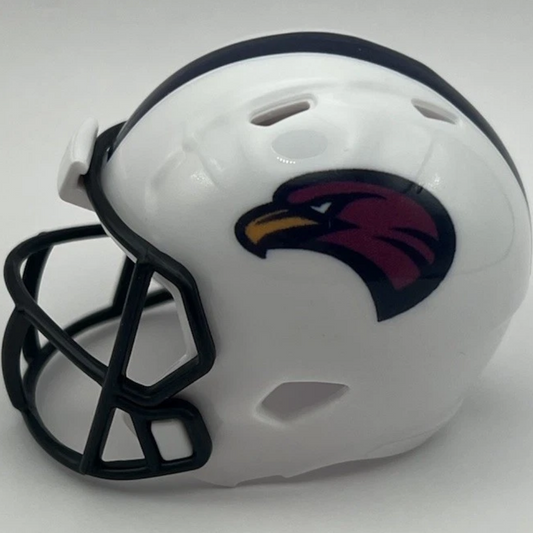 Custom ULM Warhawks Pocket Pro Helmet White Sun Belt