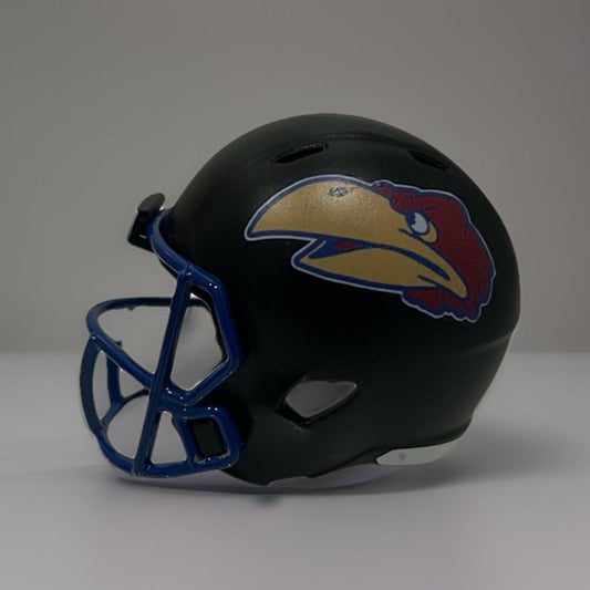 Custom Kansas Jayhawks Pocket Pro Helmet