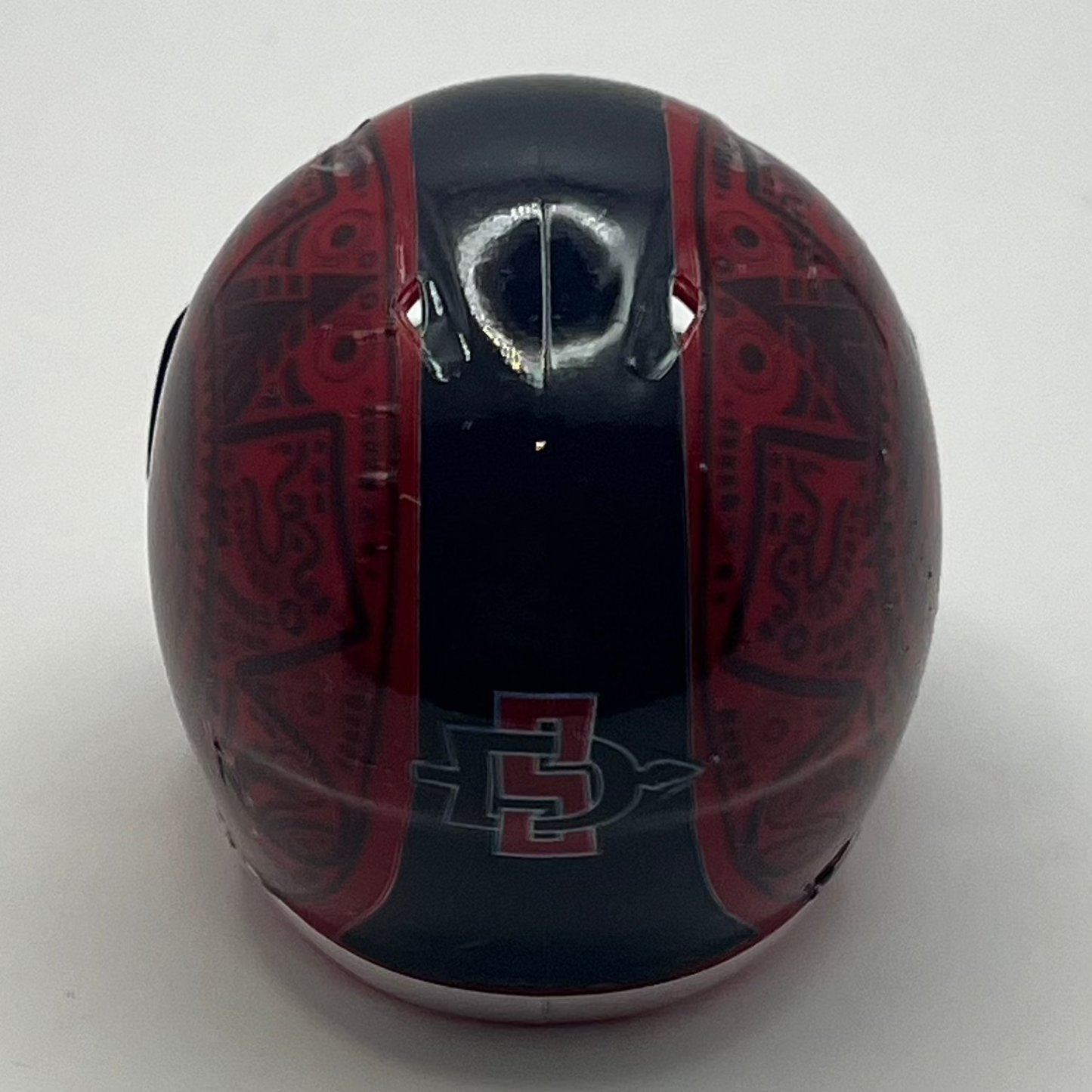 Custom San Diego State Aztecs Pocket Pro Helmet Red Pac-12