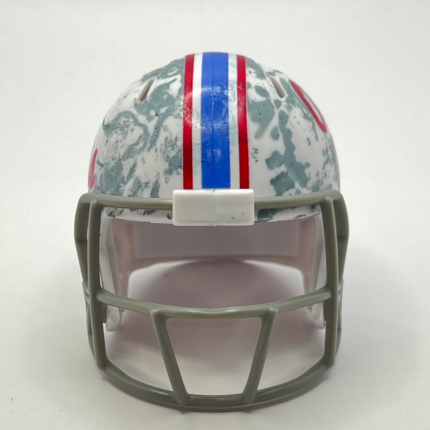 Custom Ole Miss Rebels Pocket Pro Helmet White RealTree Gray SEC