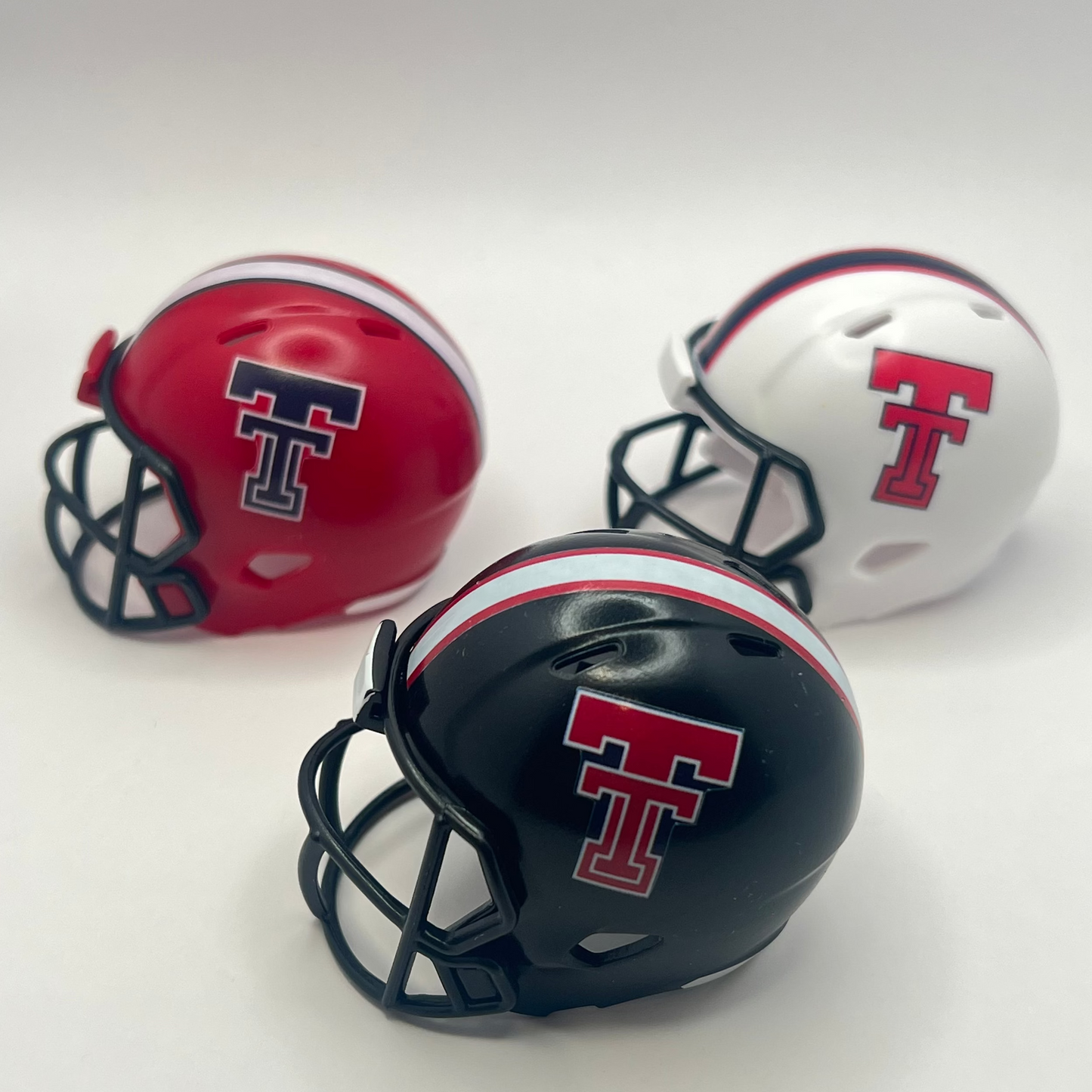 Custom Texas Tech Red Raiders Pocket Pro Helmet Set of 3 Big-12 New 2026