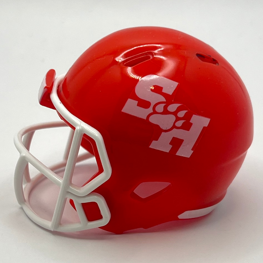 Custom Sam Houston Bearkats Pocket Pro Helmet Orange Conference USA