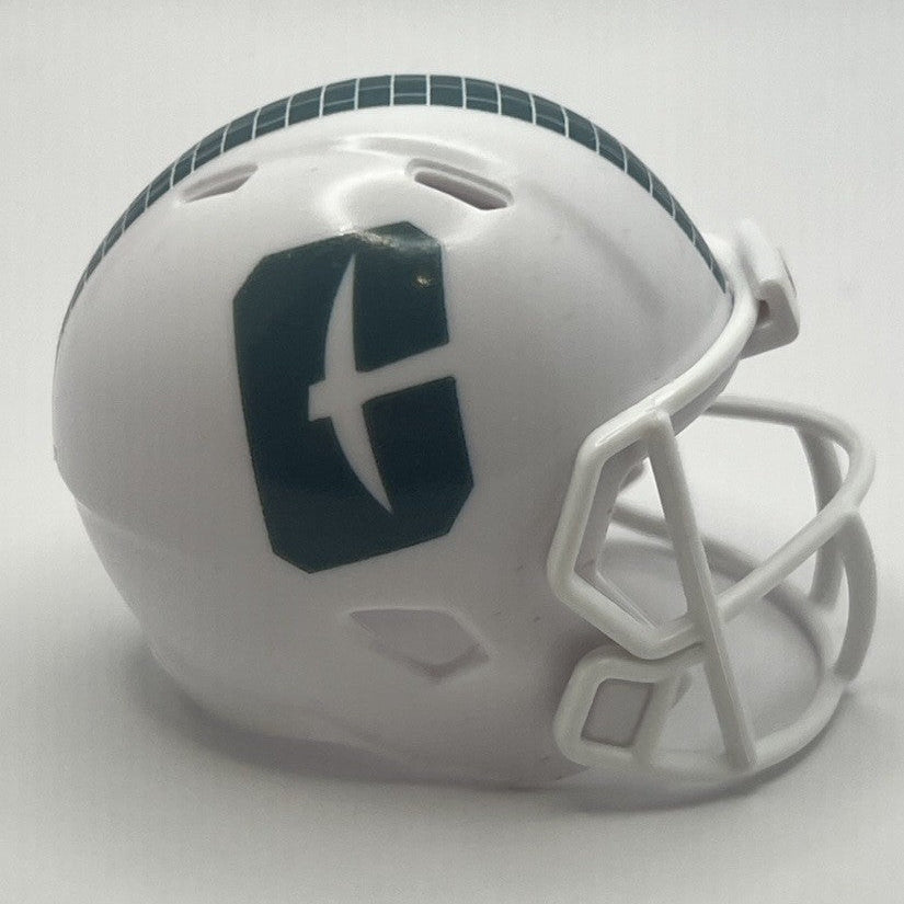 Custom Charlotte 49ers Pocket Pro Helmet White American Conference Poc – Pocket Pro Nation