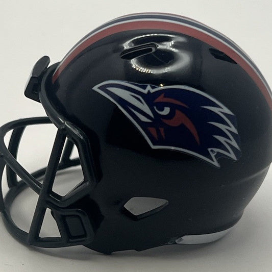 Custom UTSA Roadrunners Pocket Pro Helmet Navy Blue American Conference