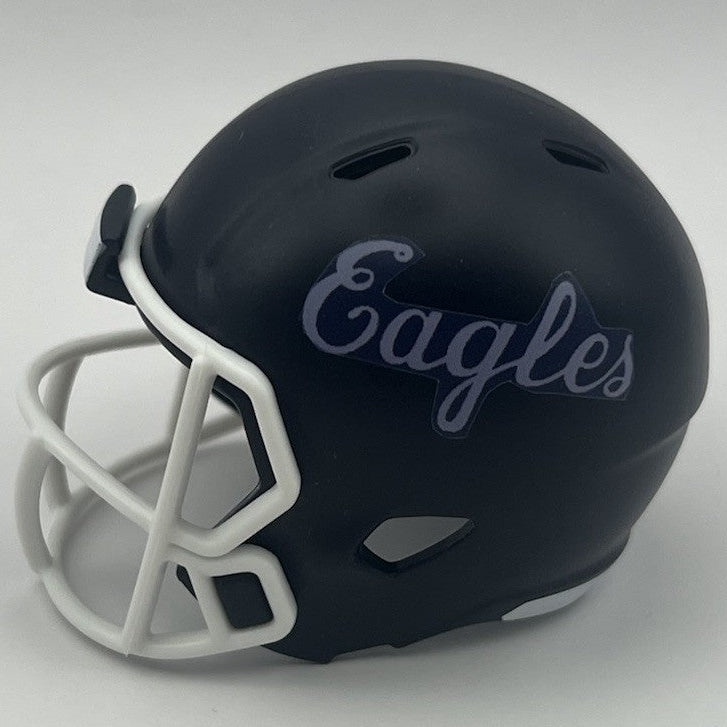 Custom Georgia Southern Eagles Pocket Pro Helmet Navy Blue Sun Belt