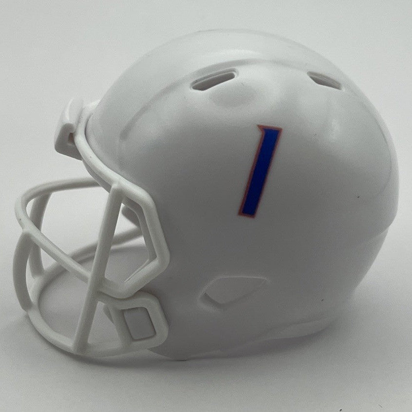 Custom Boise State Broncos Pocket Pro Helmet White Pac-12