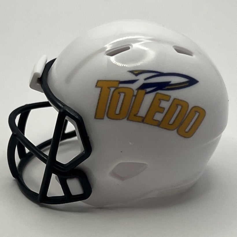 Custom Toledo Rockets Pocket Pro Helmet White MAC