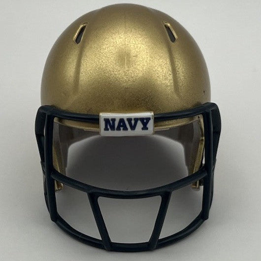 Custom Navy Midshipmen Pocket Pro Helmet Gold American Conference