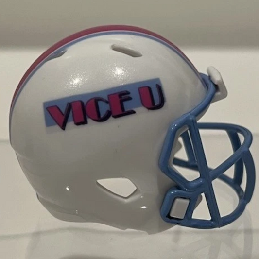 Custom FIU Panthers Pocket Pro Helmet White Conference USA