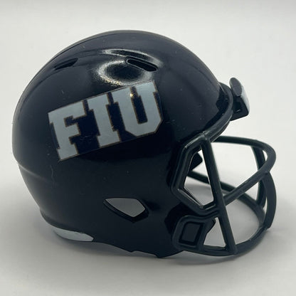 Custom FIU Panthers Pocket Pro Helmet Navy Blue Conference USA