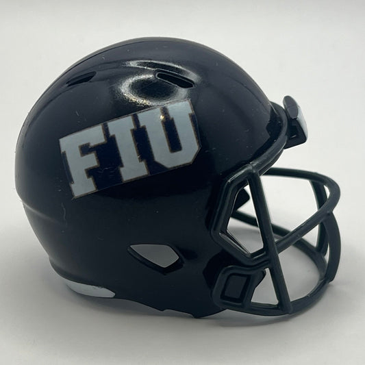 Custom FIU Panthers Pocket Pro Helmet Navy Blue Conference USA