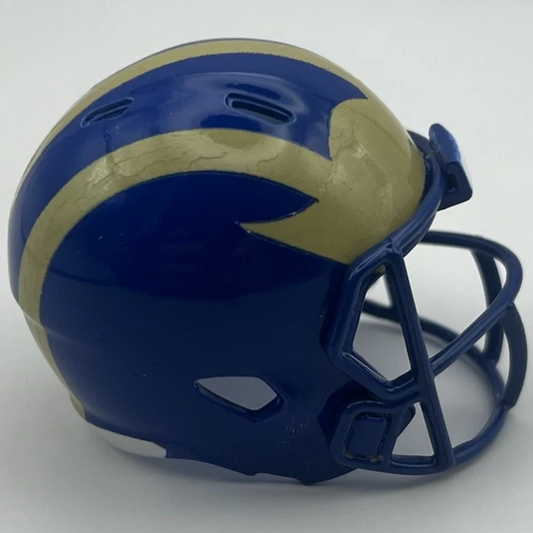 Custom Delaware Fightin’ Blue Hens Pocket Pro Helmet Blue Conference USA
