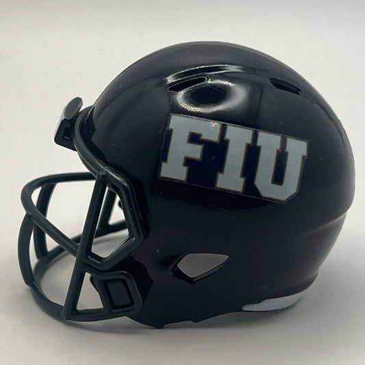 Custom FIU Panthers Pocket Pro Helmet Navy Blue Conference USA
