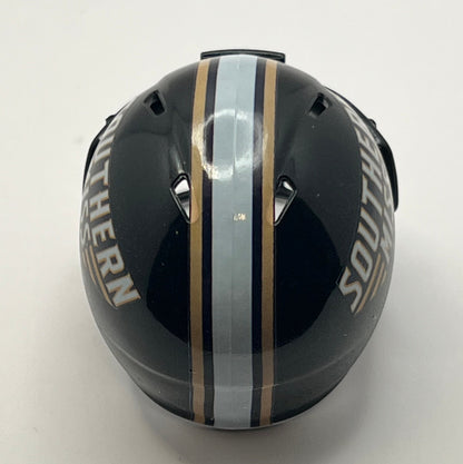 Custom Southern Miss Golden Eagles Pocket Pro Helmet Black Sun Belt