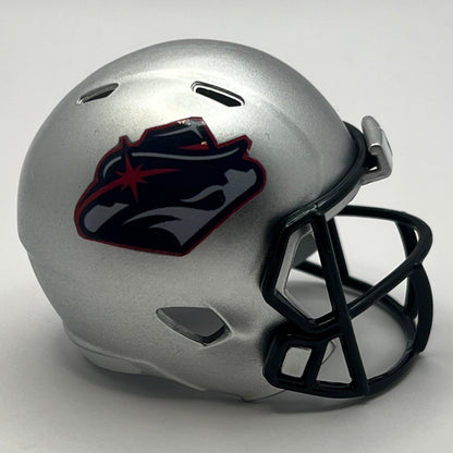 Custom UNLV Rebels Pocket Pro Helmet Silver Mountain West