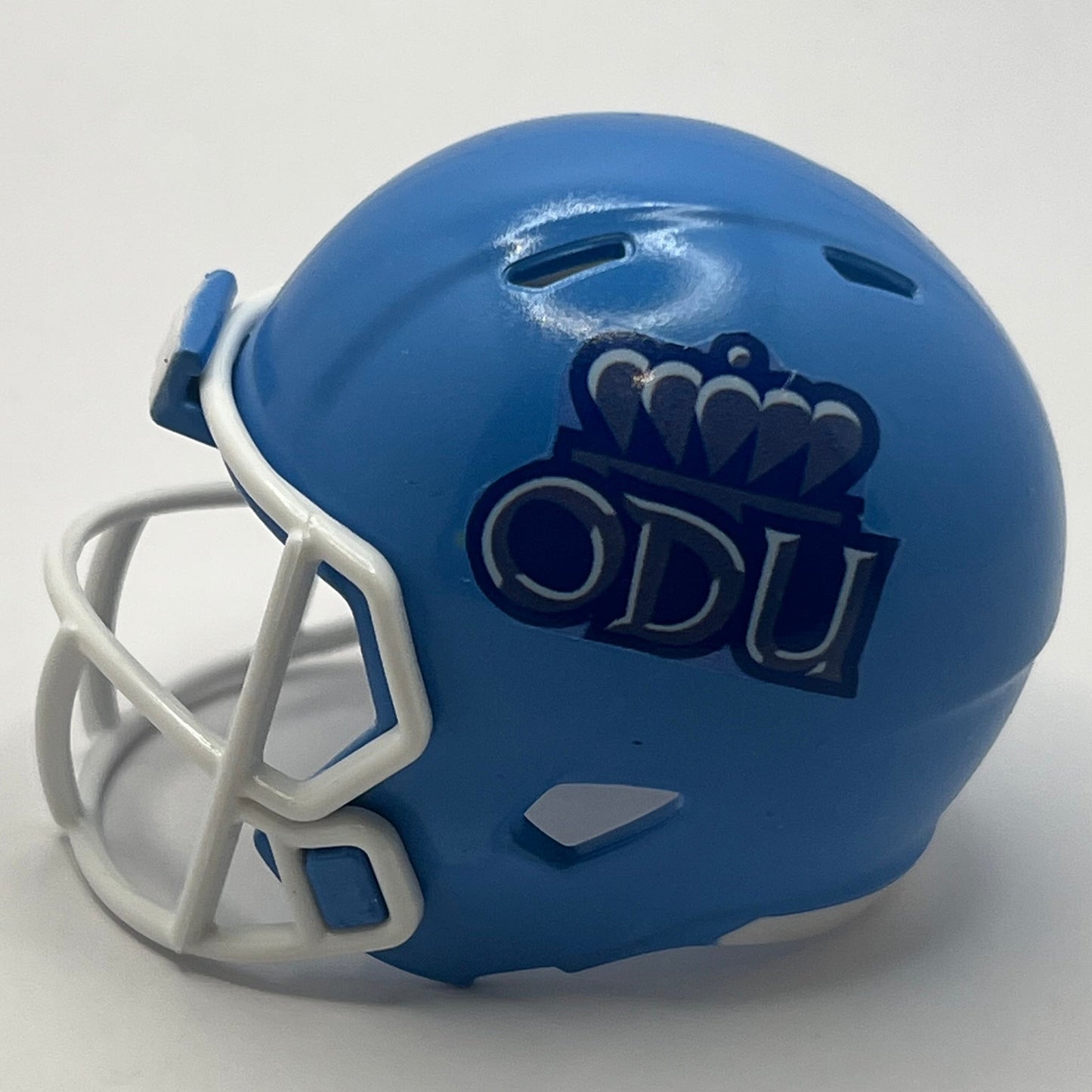 Custom Old Dominion Monarchs Pocket Pro Helmet Baby Blue Sun Belt
