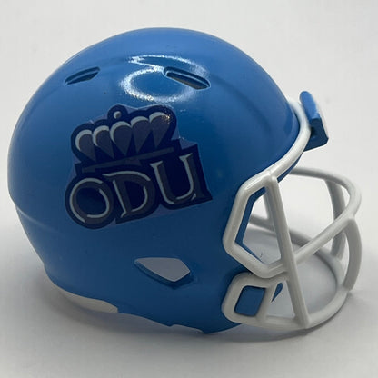 Custom Old Dominion Monarchs Pocket Pro Helmet Baby Blue Sun Belt