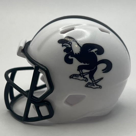 Custom Jacksonville State Gamecocks Pocket Pro Helmet White Conference USA