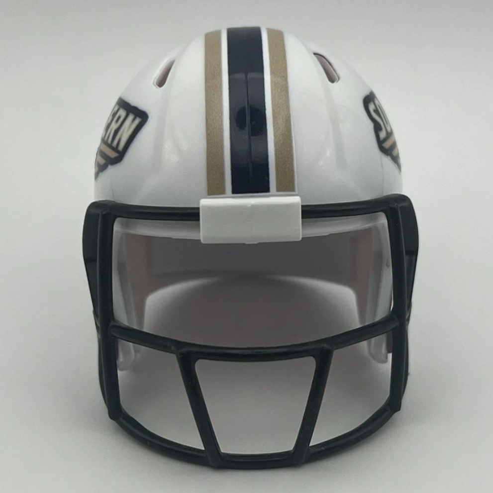 Custom Southern Miss Golden Eagles Pocket Pro Helmet White Sun Belt