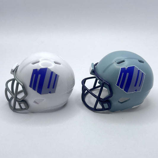 Custom Mountain West Pocket Pro Conference Helmet Set of 2