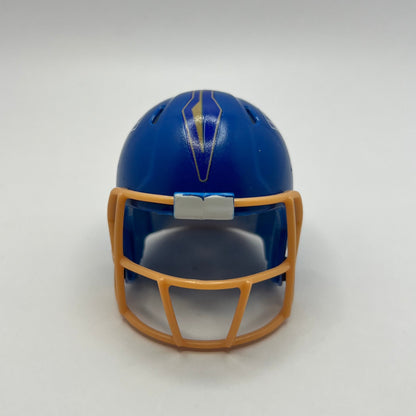 Custom San Jose State Spartans Pocket Pro Helmet Blue Mountain West