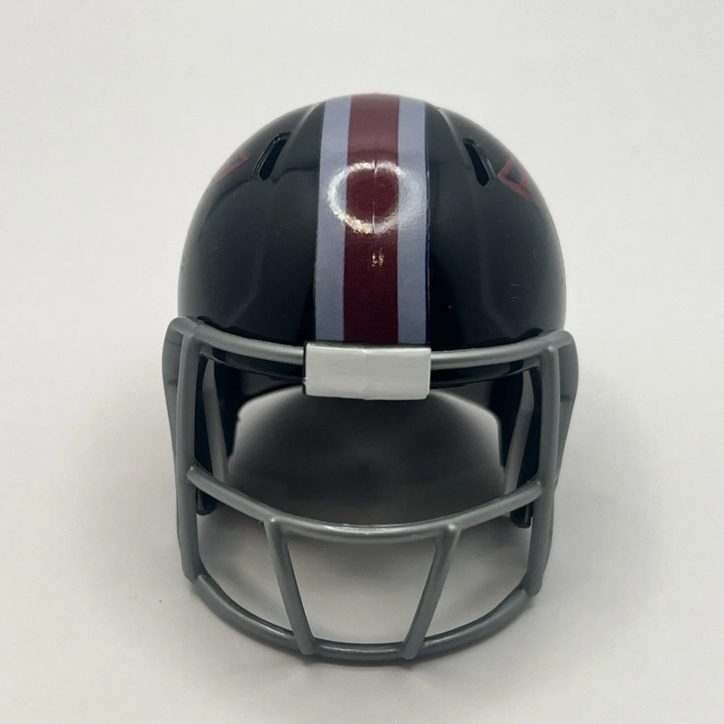 Custom Troy Trojans Pocket Pro Helmet Black Sun Belt
