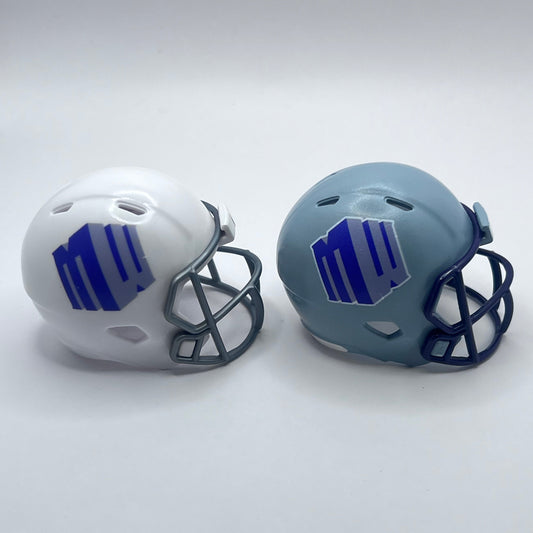 Custom Mountain West Pocket Pro Conference Helmet Set of 2