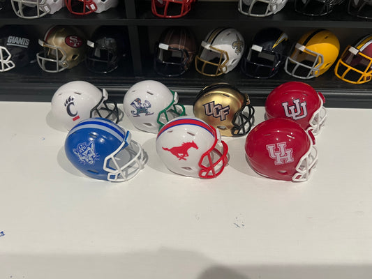 Custom lot of 7 pocket pro helmets