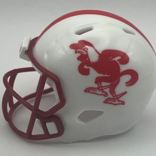 Custom Jacksonville State Gamecocks Pocket Pro Helmet White Conference USA