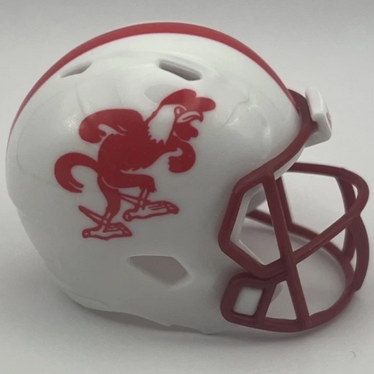 Custom Jacksonville State Gamecocks Pocket Pro Helmet White Conference USA