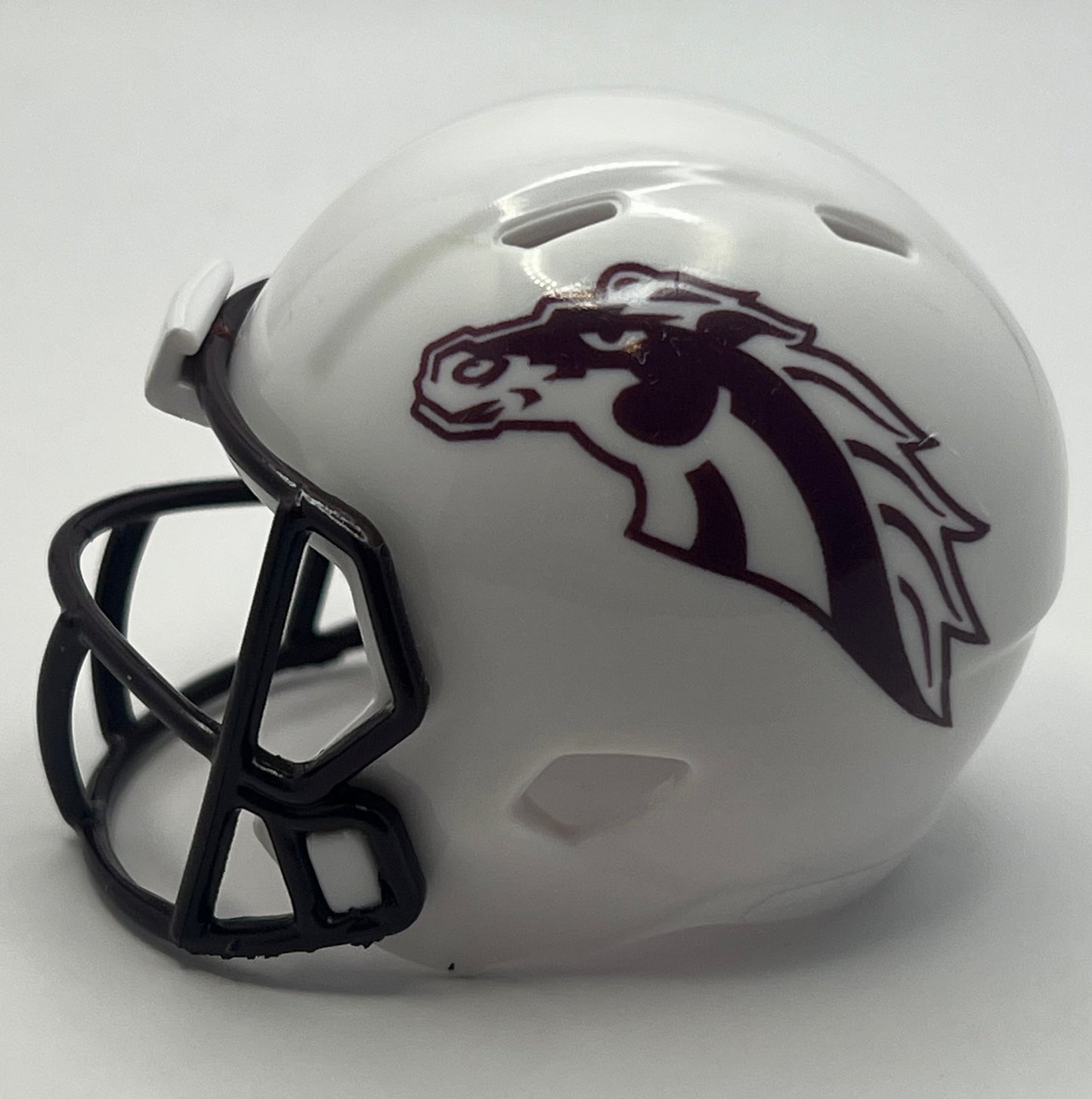 Custom Western Michigan Broncos Pocket Pro Helmet White MAC