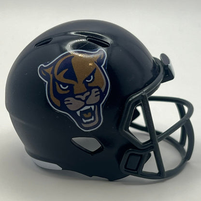 Custom FIU Panthers Pocket Pro Helmet Navy Blue Conference USA