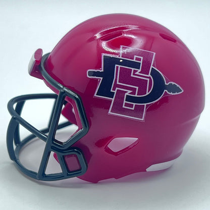 Custom San Diego State Aztecs Pocket Pro Helmet Red Pac-12