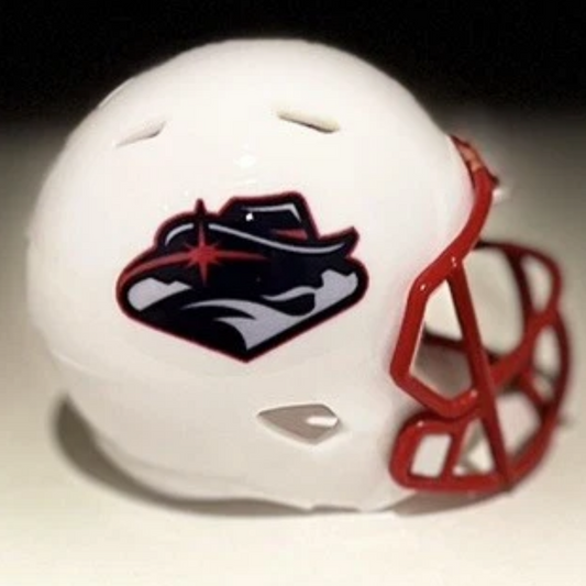 Custom UNLV Rebels Pocket Pro Helmet White Mountain West