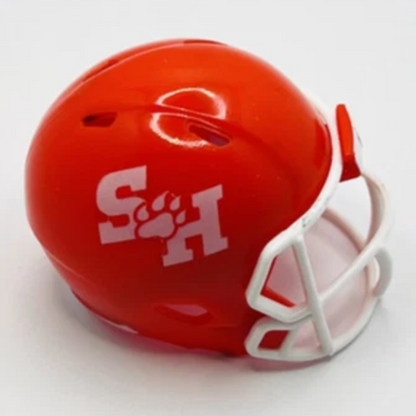 Custom Sam Houston Bearkats Pocket Pro Helmet Orange Conference USA