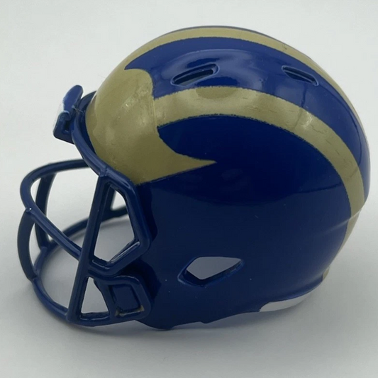 Custom Delaware Fightin’ Blue Hens Pocket Pro Helmet Blue Conference USA