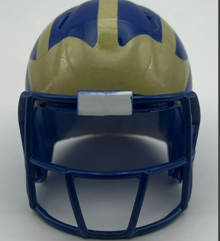 Custom Delaware Fightin’ Blue Hens Pocket Pro Helmet Blue Conference USA