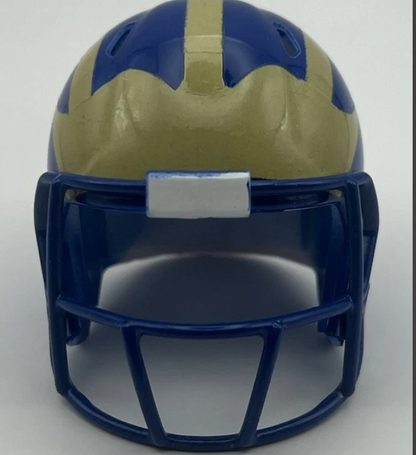 Custom Delaware Fightin’ Blue Hens Pocket Pro Helmet Blue Conference USA