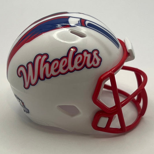 Custom Quad City Steamwheelers Pocket Pro Helmet Indoor Football League