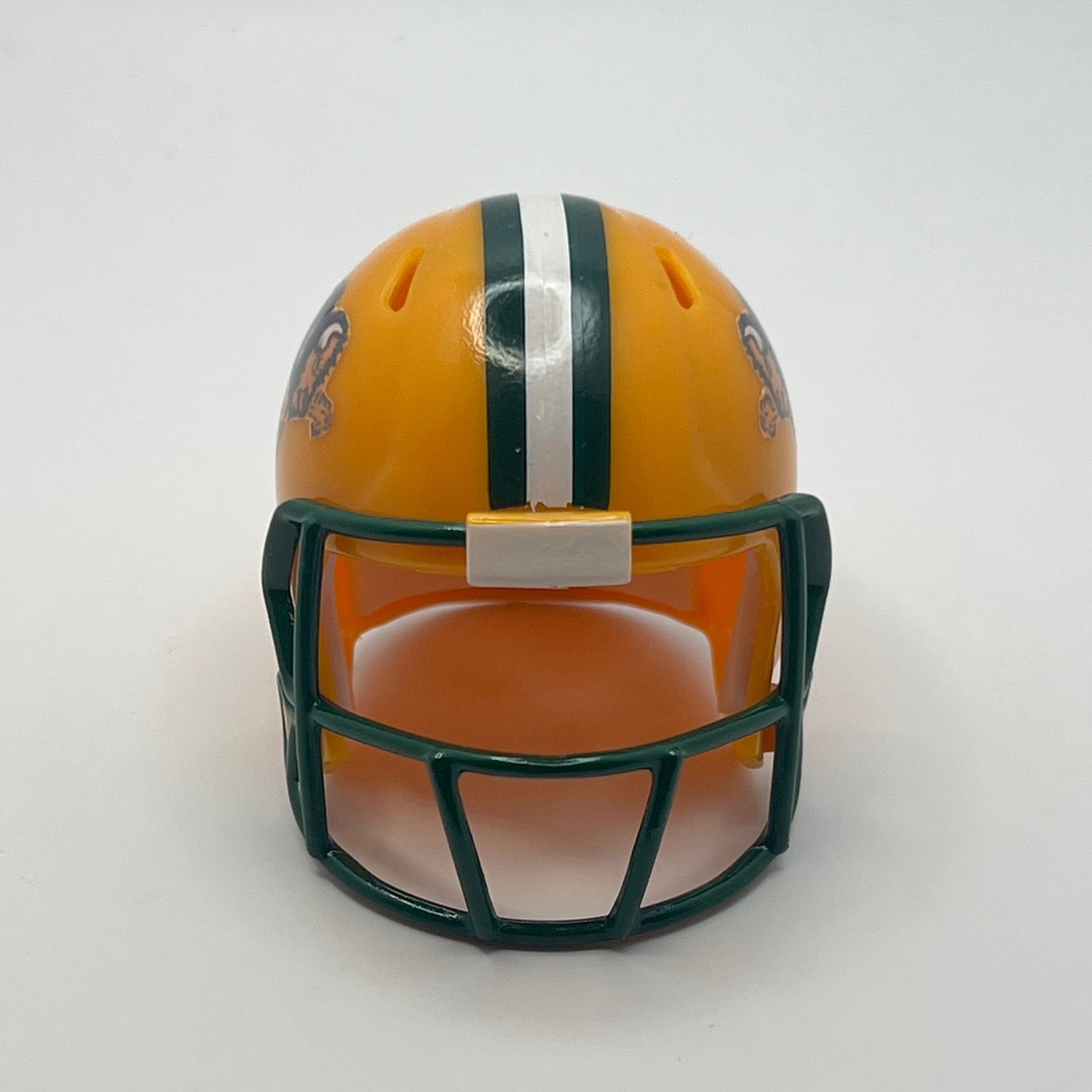 Custom North Dakota State (NDSU) Bison Pocket Pro Helmet Yellow Mountain West