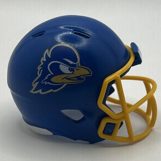 Custom Delaware Fightin’ Blue Hens Pocket Pro Helmet Blue Conference USA