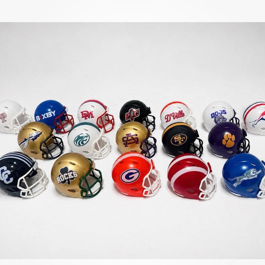 Pick Any High School Football Helmet | Custom Pocket Pro Helmets Contact Me