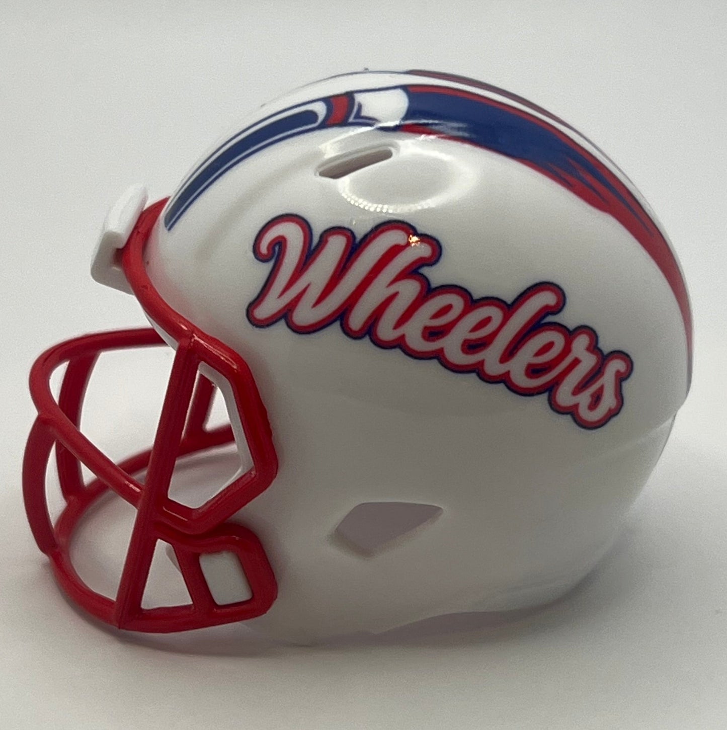 Custom Quad City Steamwheelers Pocket Pro Helmet Indoor Football League