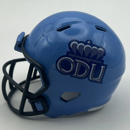 Custom Old Dominion Monarchs Pocket Pro Helmet Baby Blue Sun Belt