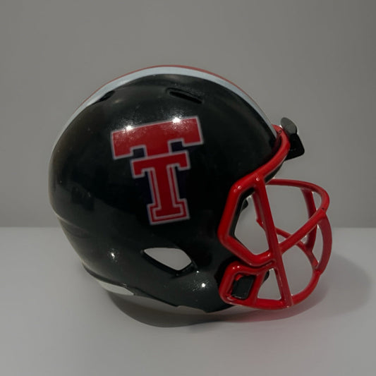 Custom Texas Tech Red Raiders Pocket Pro Helmet