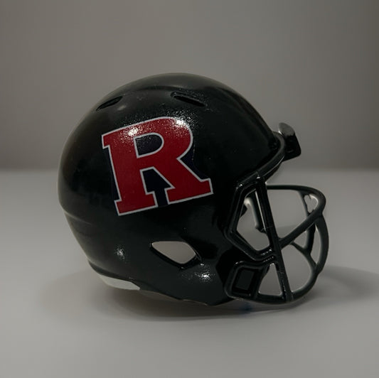 Custom Rutgers Scarlet Knights Pocket Pro Helmet